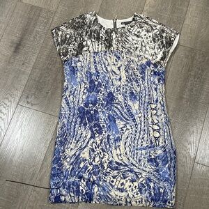 Armani Exchange Shirt Dress Printed Size 8